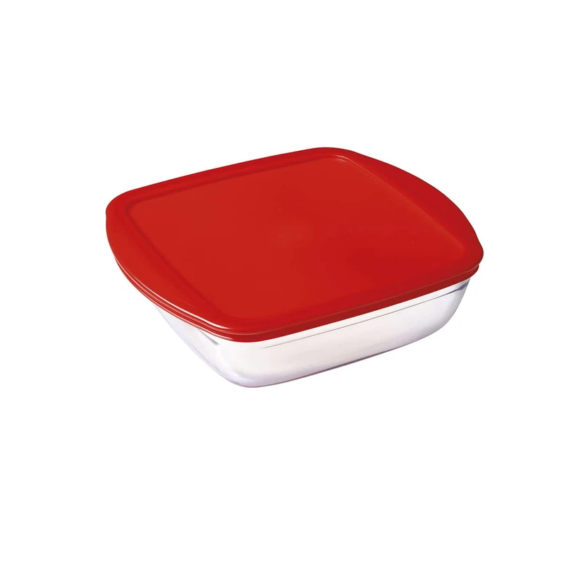 Ô Cuisine Square Lunch Box with Lid, Standard - Image 1
