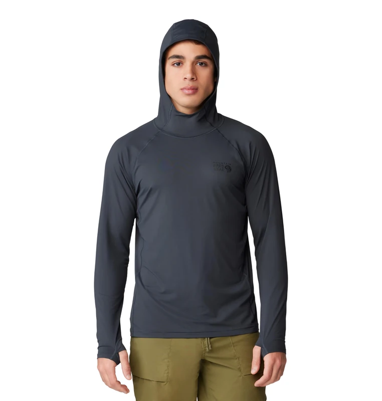 Mountain Hardwear Men's Crater Lake Hoody, Dark Storm, M