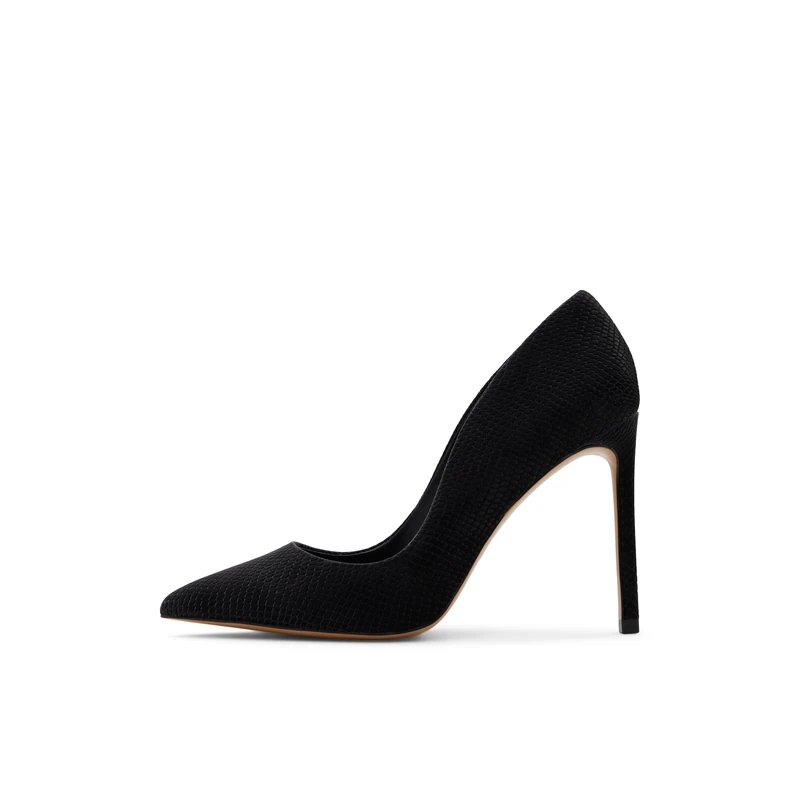 Aldo Women's Lala Pump, Black Snake, 4.5 UK