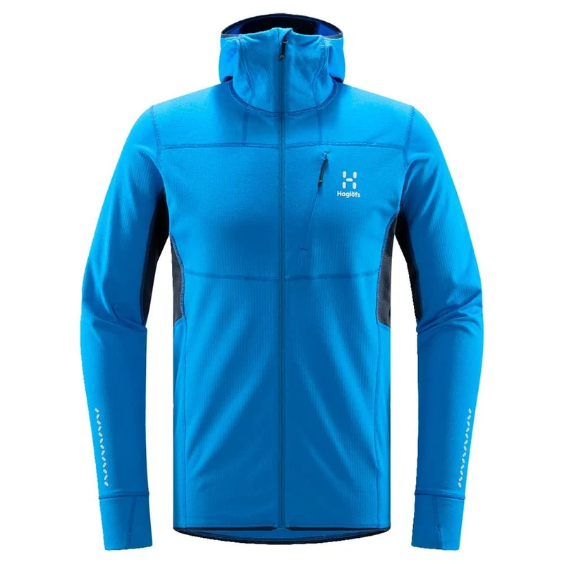 HAGLOFS 605254_4QU L.I.M MID COMP HOOD Sweatshirt Men's NORDIC BLUE/TARN BLUE Size S