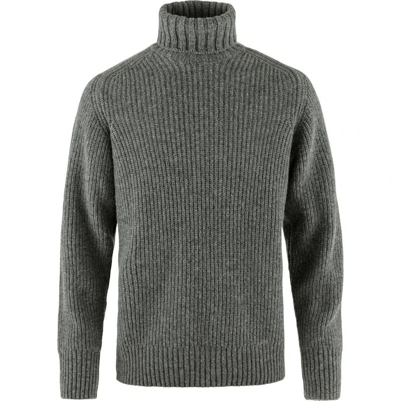 FJALLRAVEN 87072-020-999 Övik Roller Neck Sweater M Sweatshirt Men's Grey-Melange Size XXL