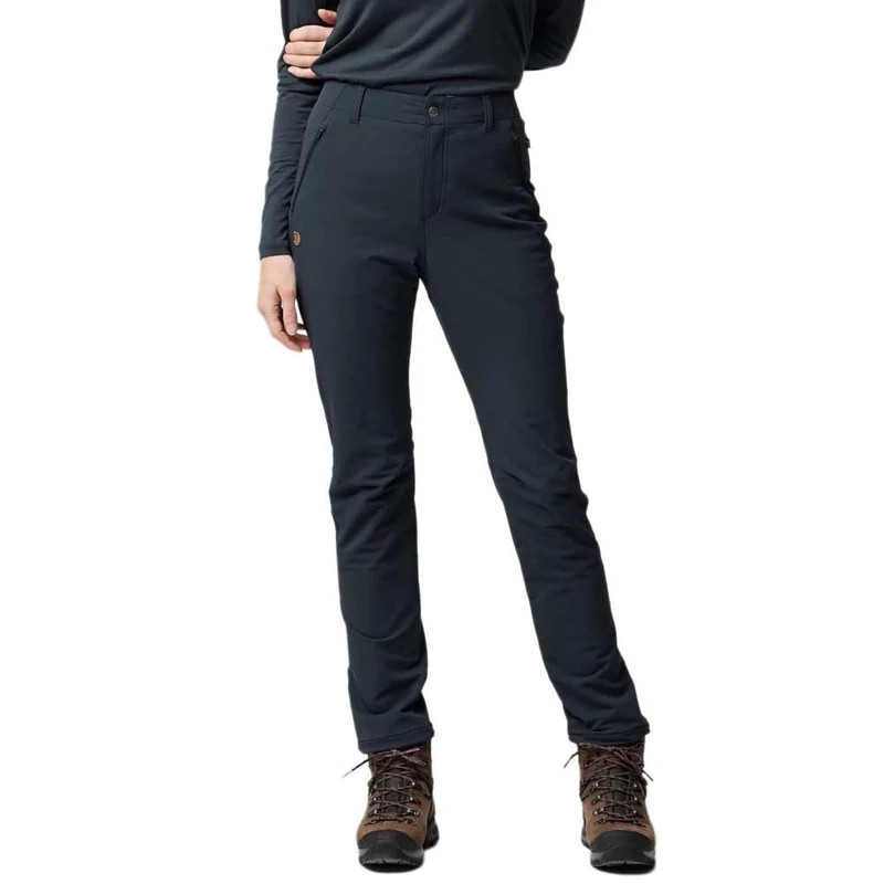 FJALLRAVEN 87174-555 Abisko Winter Stretch Trousers W Pants Women's Dark Navy Size 38/L