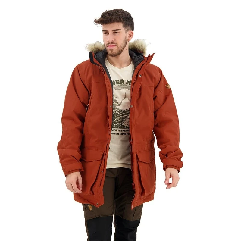 Fjallraven 87158-215 Nuuk Lite Parka M Jacket Men's Autumn Leaf Size XL