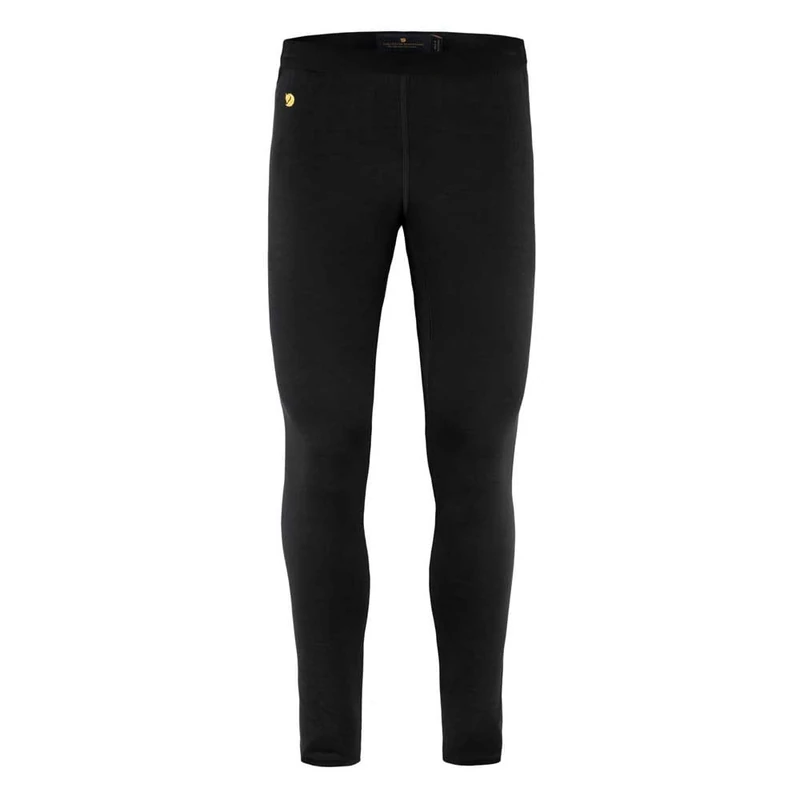 Fjallraven 87406-550 Bergtagen Thinwool Long Johns M Tights Men's Black Size L