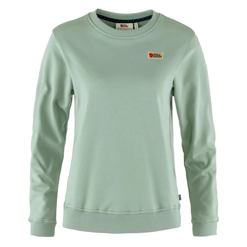 Fjallraven 87075-674 Vardag Sweater W Sweatshirt Women's Misty Green Size XXS