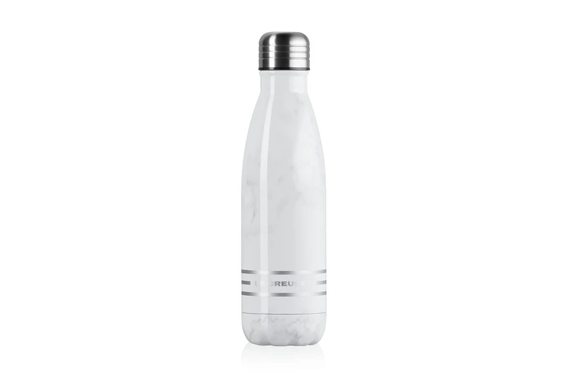 Le Creuset 17 oz Hydration Bottle - Marble Collection Stainless Steel