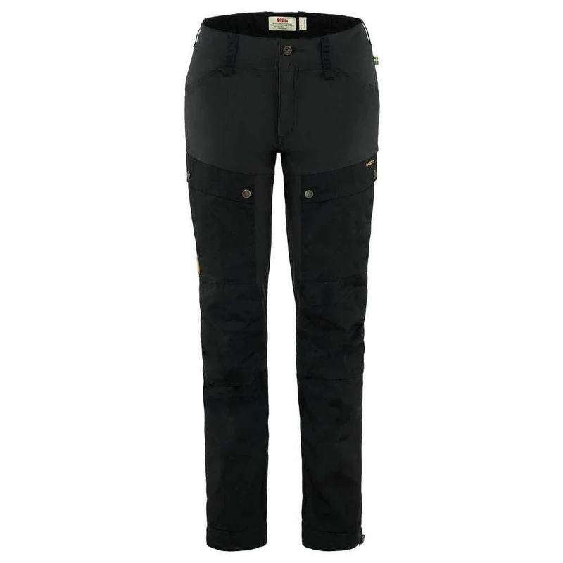 Fjallraven 86705-550 Keb Trousers Curved W Pants Women's Black Size 48/S