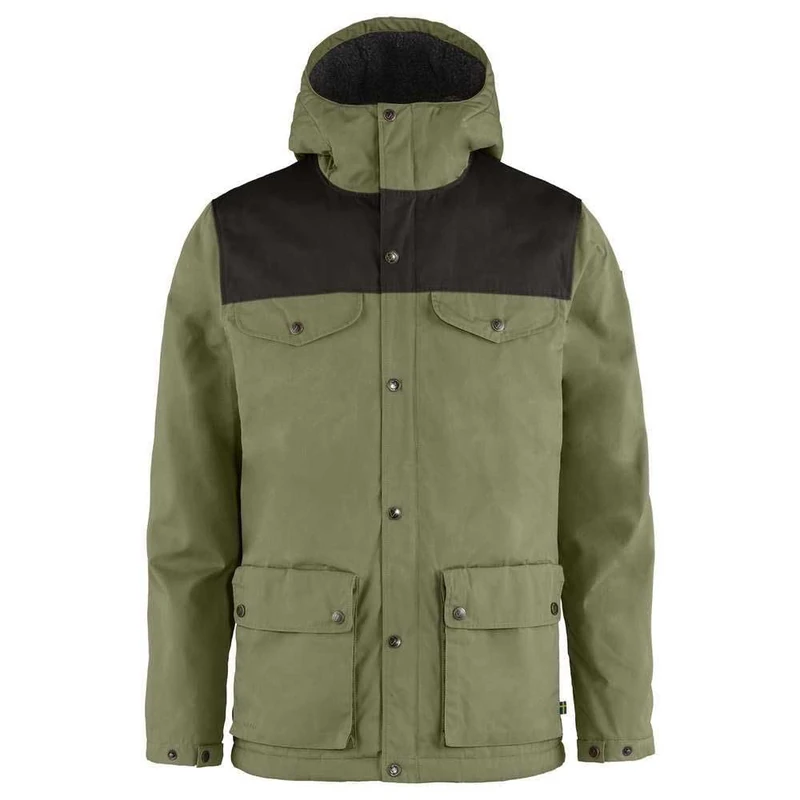 FJALLRAVEN 87122-620-030 Greenland Winter Jacket M Jacket Men's Green-Dark Grey Size XXXL
