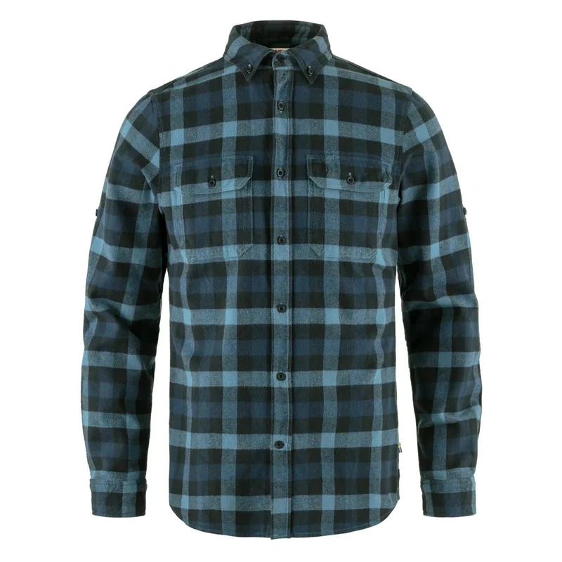 Fjällräven Men's Skog Shirt Everyday Outdoor, Indigo Blue/Dark Navy, XXL