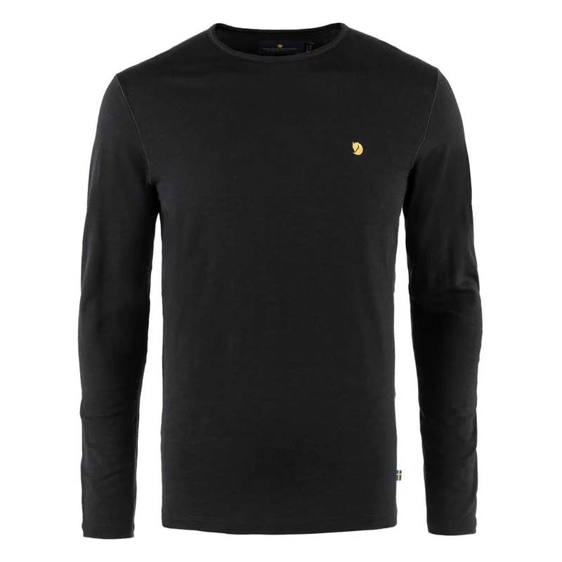 Fjallraven 87405-550 Bergtagen Thinwool LS M Sweatshirt Men's Black Size L