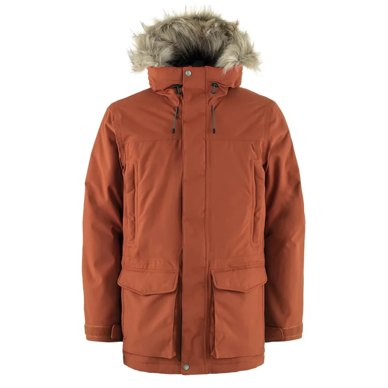 FJALLRAVEN 87158-215 Nuuk Lite Parka M Jacket Men's Autumn Leaf Size XS