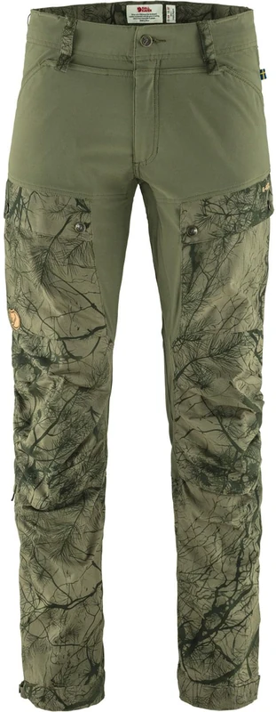FJALLRAVEN 87176-626-625 Keb Trousers M Pants Men's Green Camo-Laurel Green Size 46/L - Image 1
