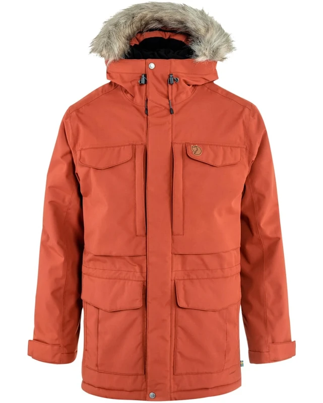 FJALLRAVEN 86668-215 Nuuk Parka M Jacket Men's Autumn Leaf Size S
