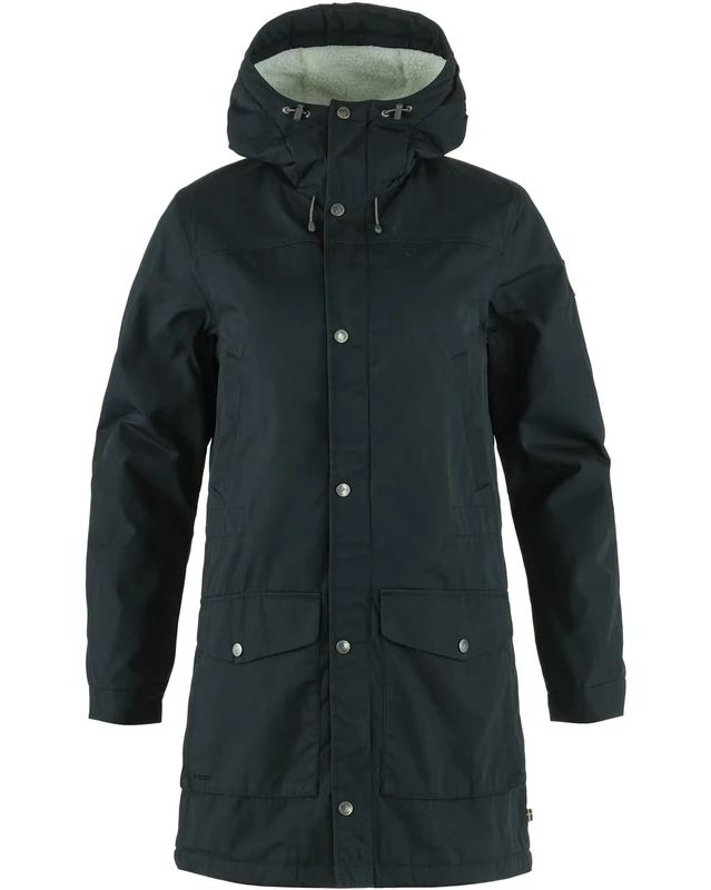 FJALLRAVEN 89738-555 Greenland Winter Parka W Jacket Women's Dark Navy Size XXL