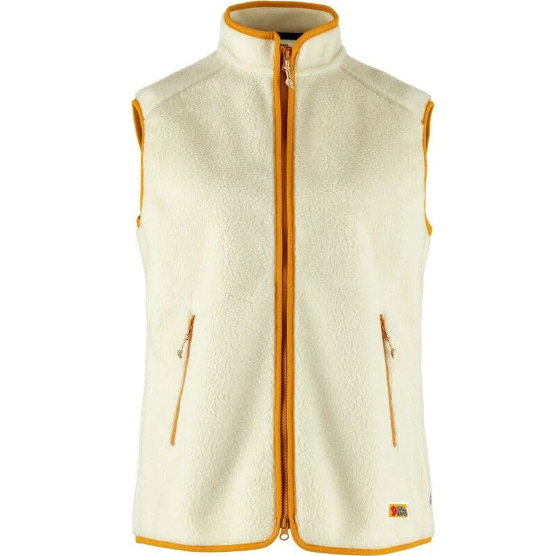 FJALLRAVEN 86994-113 Vardag Pile Fleece Vest W Sports vest Women's Chalk White Size XXS