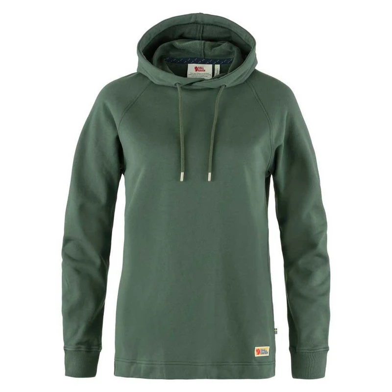 Fjallraven 86987-679 Vardag Hoodie W Sweatshirt Women's Deep Patina Size XL