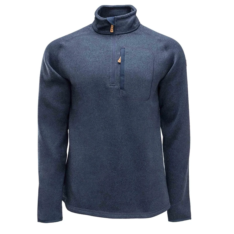 Fjallraven 87154-560 Övik Fleece Half Zip M Sweatshirt Men's Navy Size S