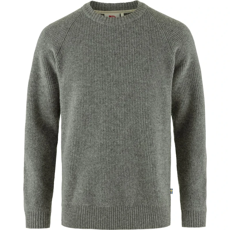 Fjällräven Men's Övik Rib Sweater, Grey, XL