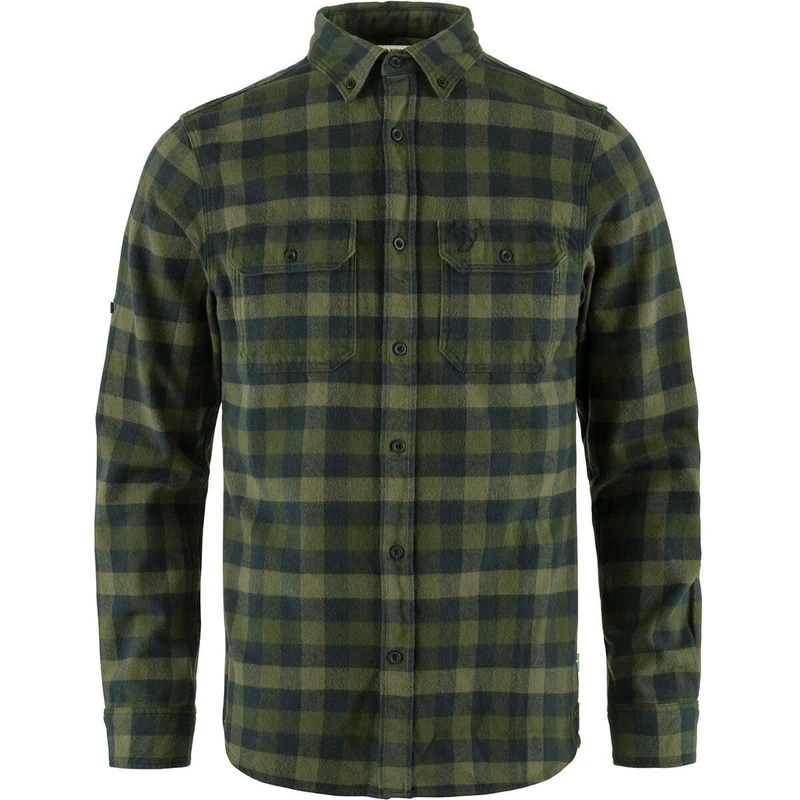 FJALLRAVEN 81353-662-625 Skog Shirt M T-Shirt Men's Deep Forest-Laurel Green Size XS
