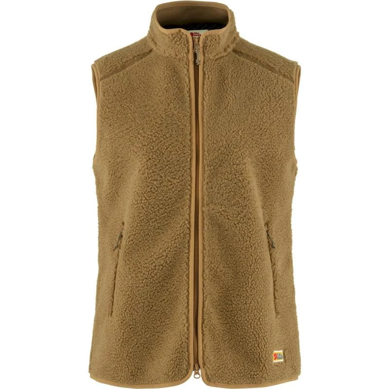 FJALLRAVEN 86994-232 Vardag Pile Fleece Vest W Sports vest Women's Buckwheat Brown Size XXS