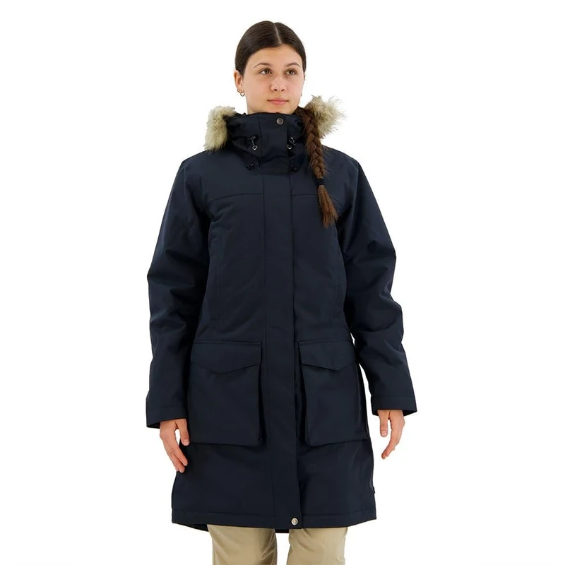 Fjallraven 87161-555 Nuuk Lite Parka W Jacket Women's Dark Navy Size XL