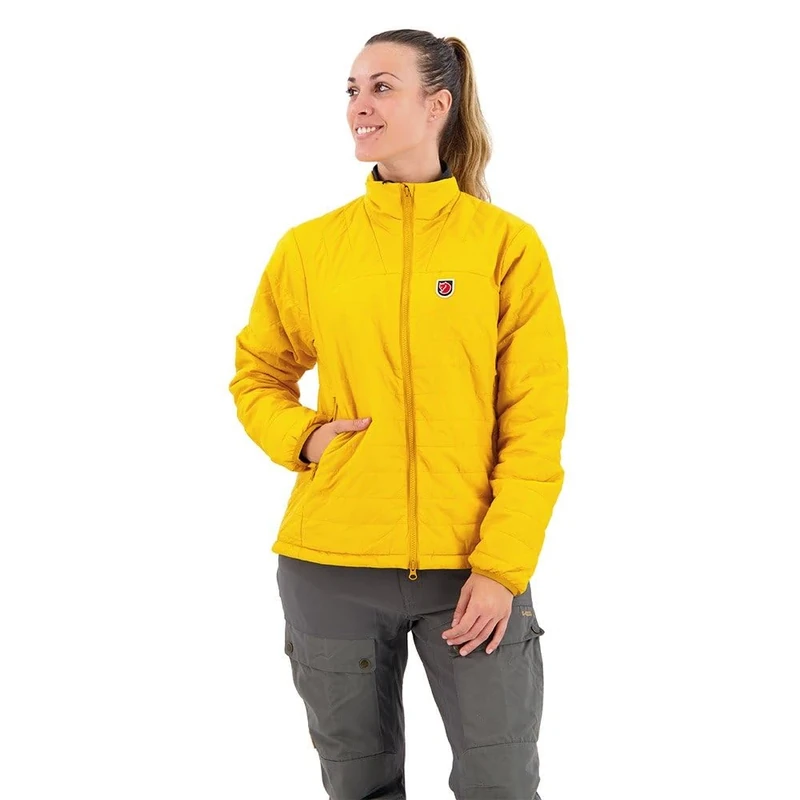 Fjallraven Women's Expedition X-Lätt Jacket W, Mustard Yellow, M