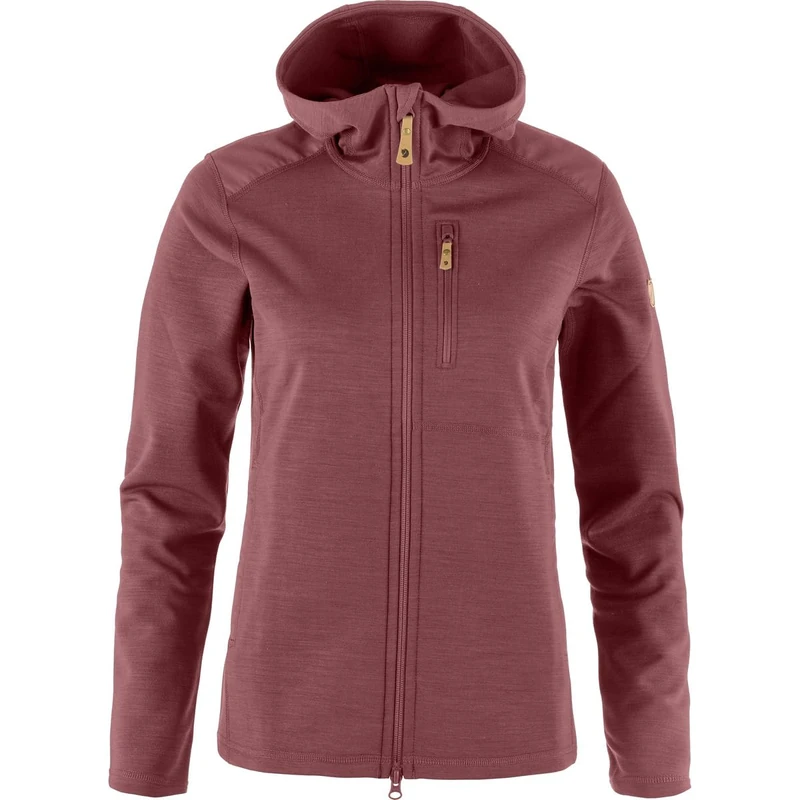 Fjällräven Damen Keb Fleece Hoodie, Mesa Purple, L - Image 1