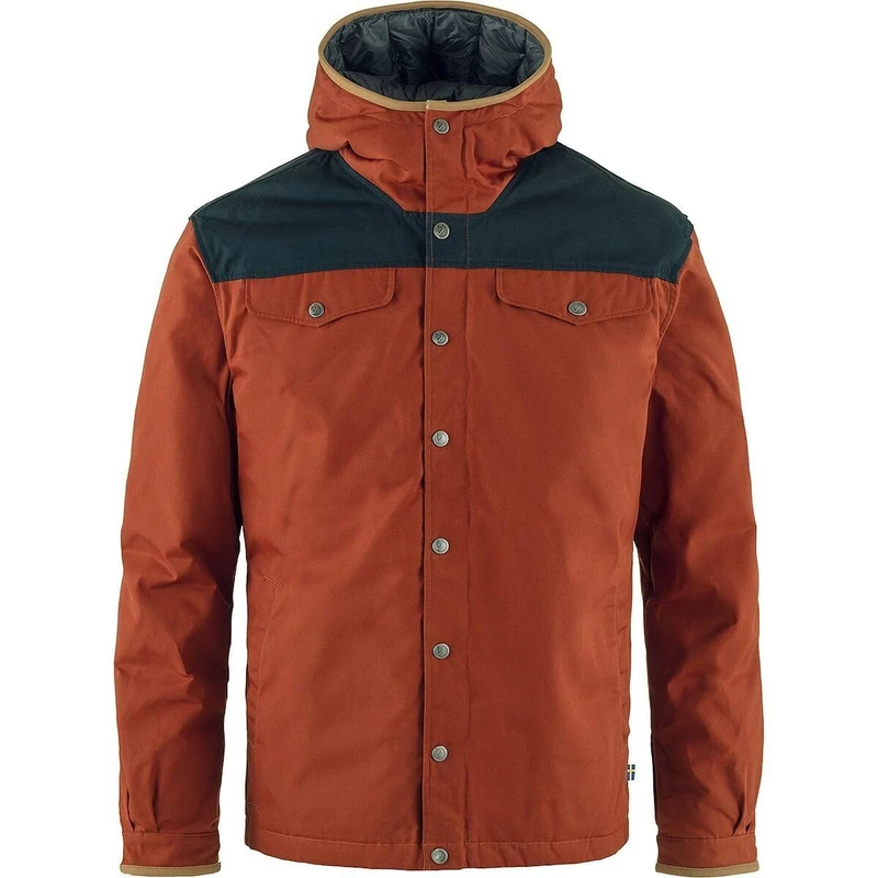 Fjallraven 87021-215-555 Greenland No. 1 Down Jacket M Jacket Men's Autumn Leaf-Dark Navy Size S
