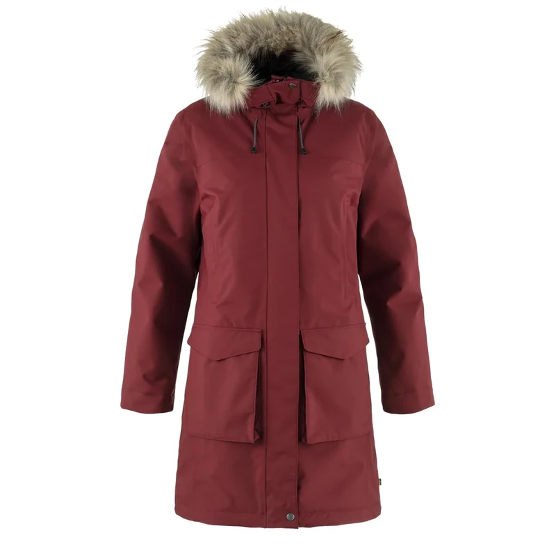 Fjallraven 87161-347 Nuuk Lite Parka W Jacket Women's Bordeaux Red Size XXS