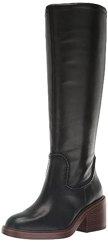 Vince Camuto Women's Vuliann Knee High Wide Calf Boot Fashion, Black, 3 UK