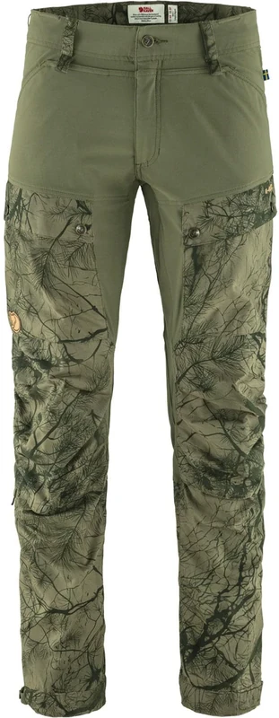 FJALLRAVEN 87176-626-625 Keb Trousers M Pants Men's Green Camo-Laurel Green Size 58/L
