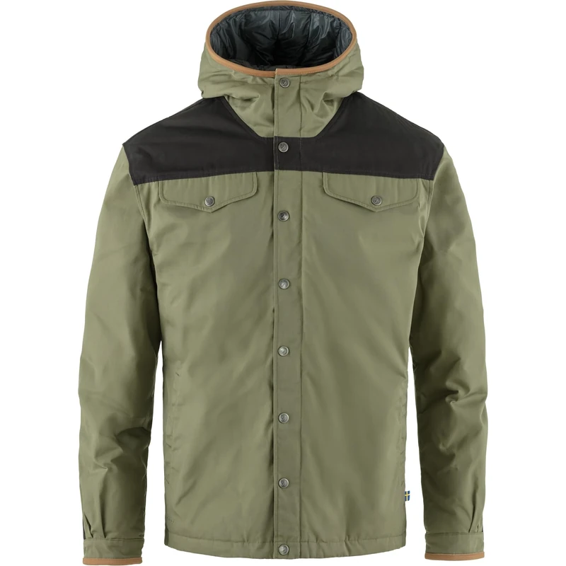 Fjallraven 87021-620-030 Greenland No. 1 Down Jacket M Jacket Men's Green-Dark Grey Size L