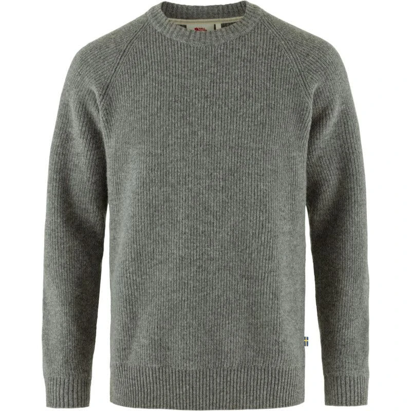 FJALLRAVEN 87165-020 Övik Rib Sweater M Sweatshirt Men's Grey Size XS