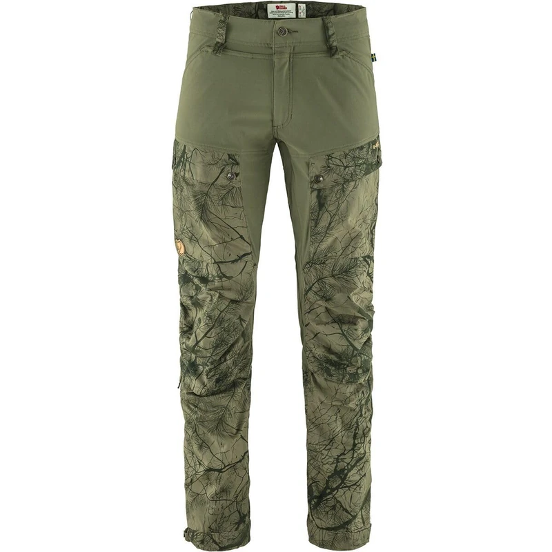 Fjallraven 87176-626-625 Keb Trousers M Pants Men's Green Camo-Laurel Green Size 44/R