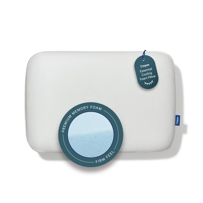 Casper Sleep, King Essential Cooling Foam Pillow, White