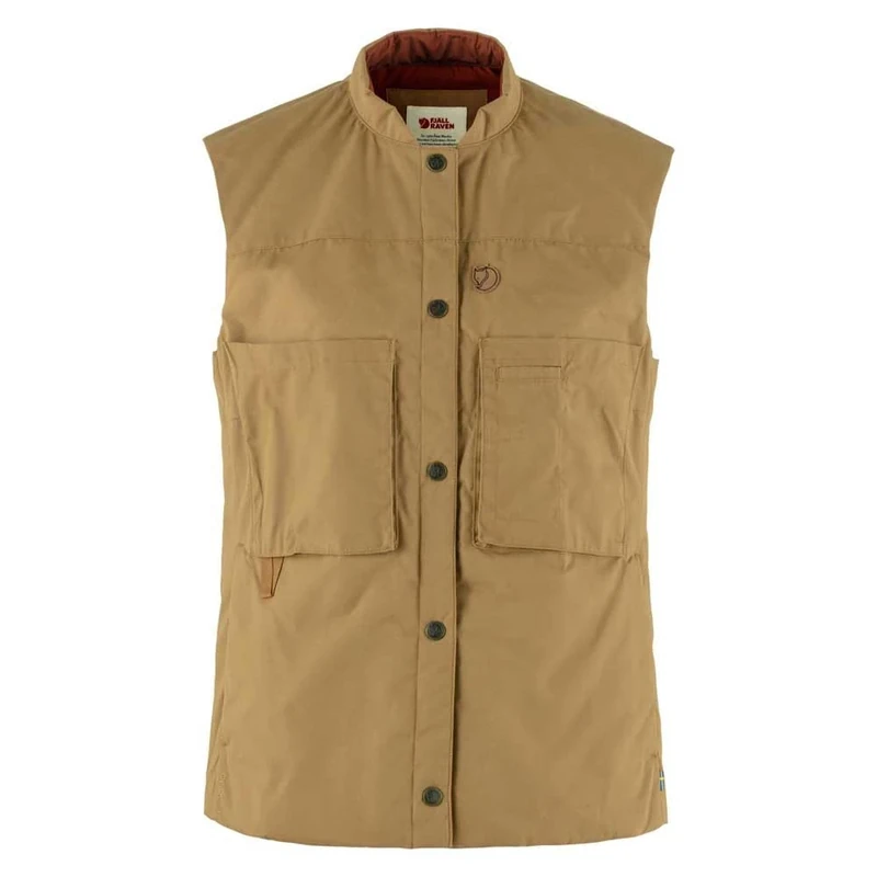Fjallraven 87175-232 Singi Padded Vest W Sports vest Women's Buckwheat Brown Size S