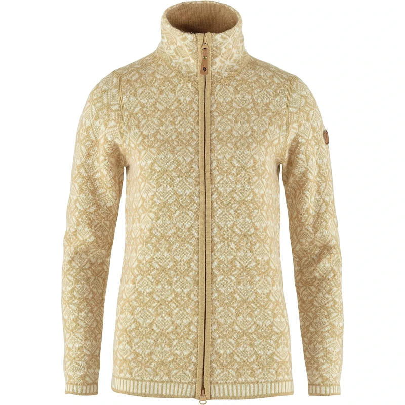 FJALLRAVEN 89912-196 Snow Cardigan W Sweatshirt Women's Dune Beige Size XL