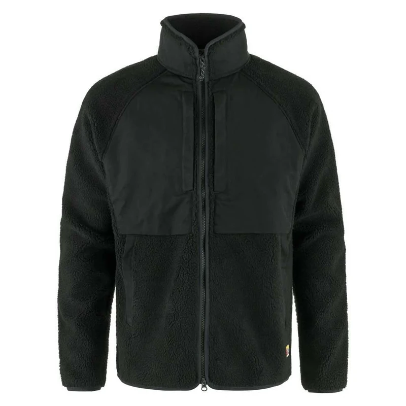Fjallraven 87164-550-550 Vardag Pile Jacket M Jacket Men's Black-Black Size XL