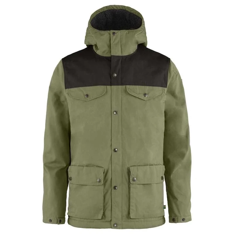 Fjallraven 87122-620-030 Greenland Winter Jacket M Jacket Men's Green-Dark Grey Size XS