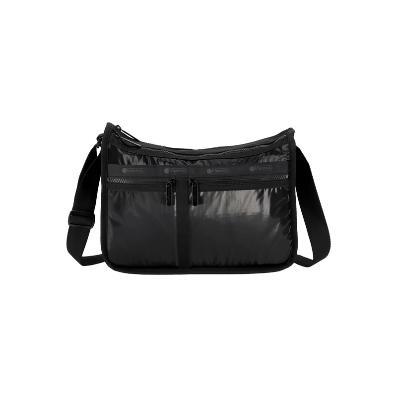 LeSportsac Deluxe Everyday Bag, Black Shine