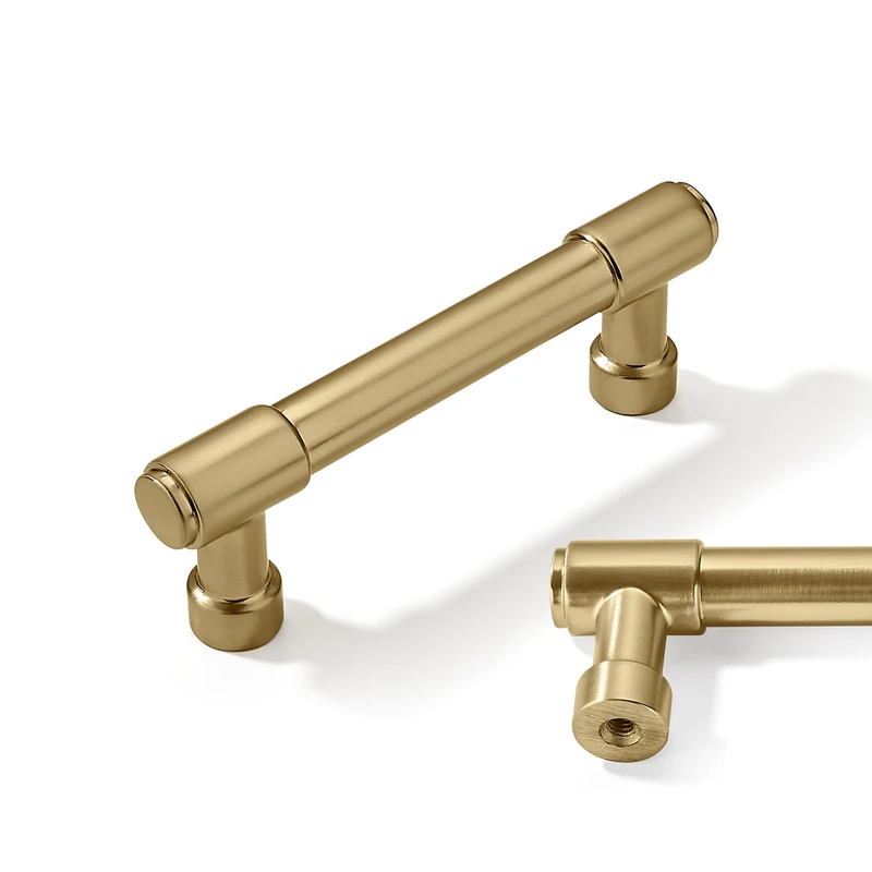 CABDM 20 Pack 3 Inch Champagne Bronze Cabinet Pulls Gold Drawer Pulls Kitchen Cabinet Hardware Champagne Brass Kitchen Handles for Cabinets Cupboard Handles Drawer Handles
