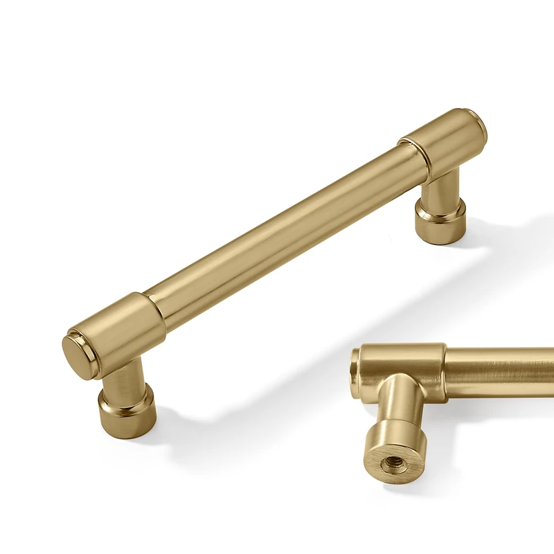 CABDM 20 Pack 3 3/4"(96mm) Champagne Bronze Cabinet Pulls Gold Drawer Pulls Kitchen Cabinet Hardware Champagne Brass Kitchen Handles for Cabinets Cupboard Handles Drawer Handles