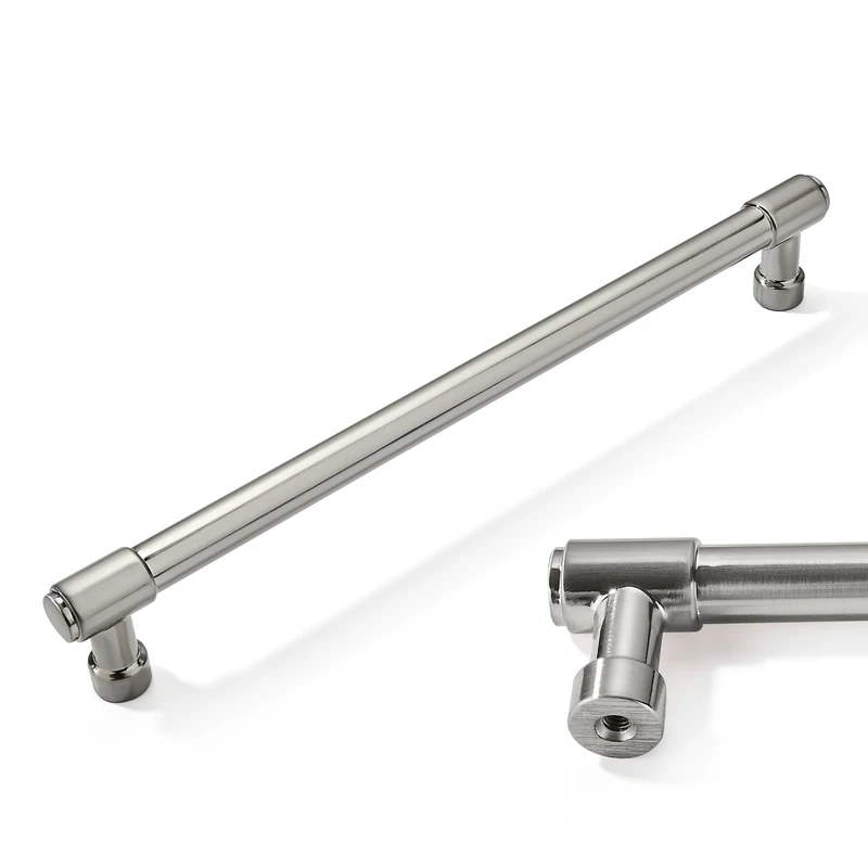 CABDM 10 Pack 8 Inch Kitchen Cabinet Handles Brushed Satin Nickel Cabinet Pulls Drawer Pulls Kitchen Cabinet Hardware Kitchen Handles for Cabinets Cupboard Handles Drawer Handles