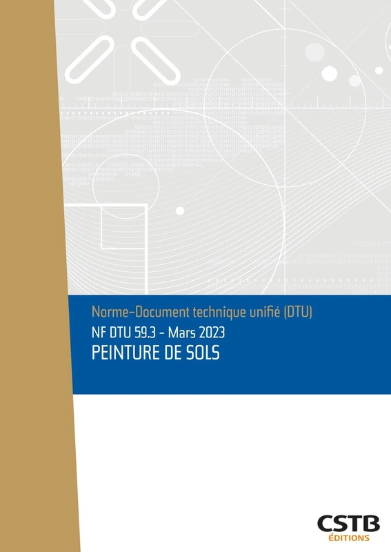 NF DTU 59.3 Peinture de sols: Edition de mars 2023