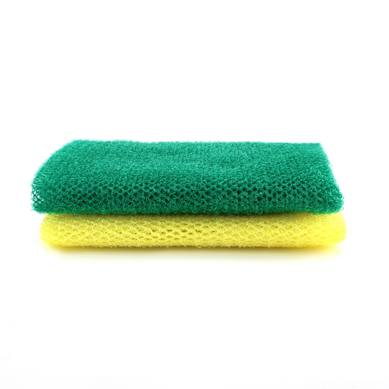 QOPAHI Enlarged African Net Sponge, African Exfoliating Net 2 in 1 Body Shower Scrubber Nylon Back Scrubber Exfoliating Bath African Sponge Skin Smoother Daily Use, 80×30cm(Yellow+Green), 2.0 Count