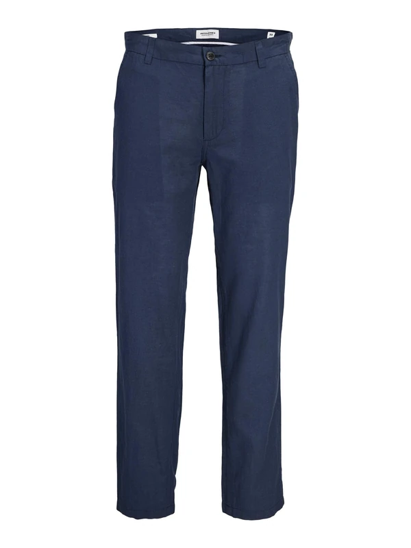 JACK & JONES Jpstace Jjsummer Linen Blend Pant Sn, Blazer Navy, 38 W/34 L - Image 1