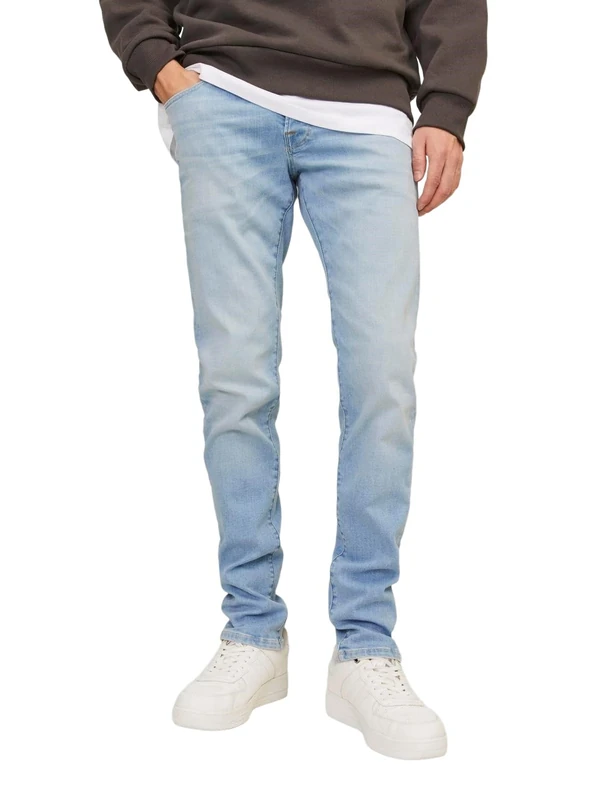 JACK & JONES Male Slim Fit Jeans Jjiglenn JJICON JJ 259 50SPS NOOS Slim Fit Jeans, Blue Denim, 32 W/32 L