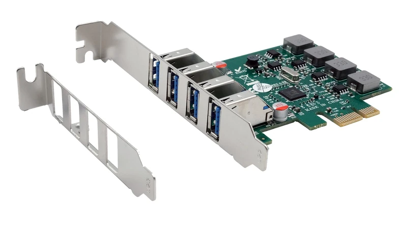 EX-11044 4-Port USB 3.2 Gen 1 PCIe Card - Image 1
