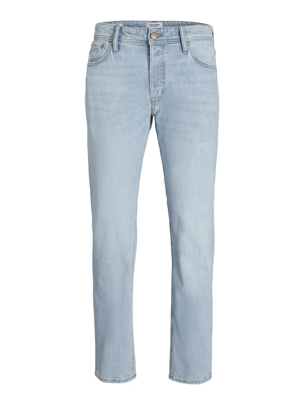 JACK & JONES Male Tapered Fit Jeans JJIMIKE Jjoriginal SBD 516 NOOS Tapered Fit Jeans, Blue Denim, 33 W/32 L