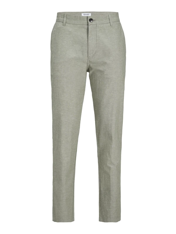 JACK & JONES Jpstace Jjsummer Linen Blend Pant Sn, Deep Lichen Green/Detail:Melange, 31 W/36 L - Image 1